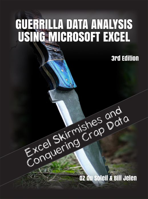 Guerrilla Data Analysis 3rd Edition by Oz du Soliel and Bill Jelen. | Celias Alves - Solve and Excel
