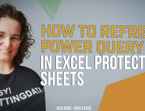 How to make Power Query refresh on a protected sheet in Excel